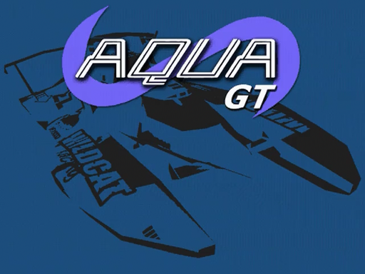 Aqua GT title screen for Sega Dreamcast